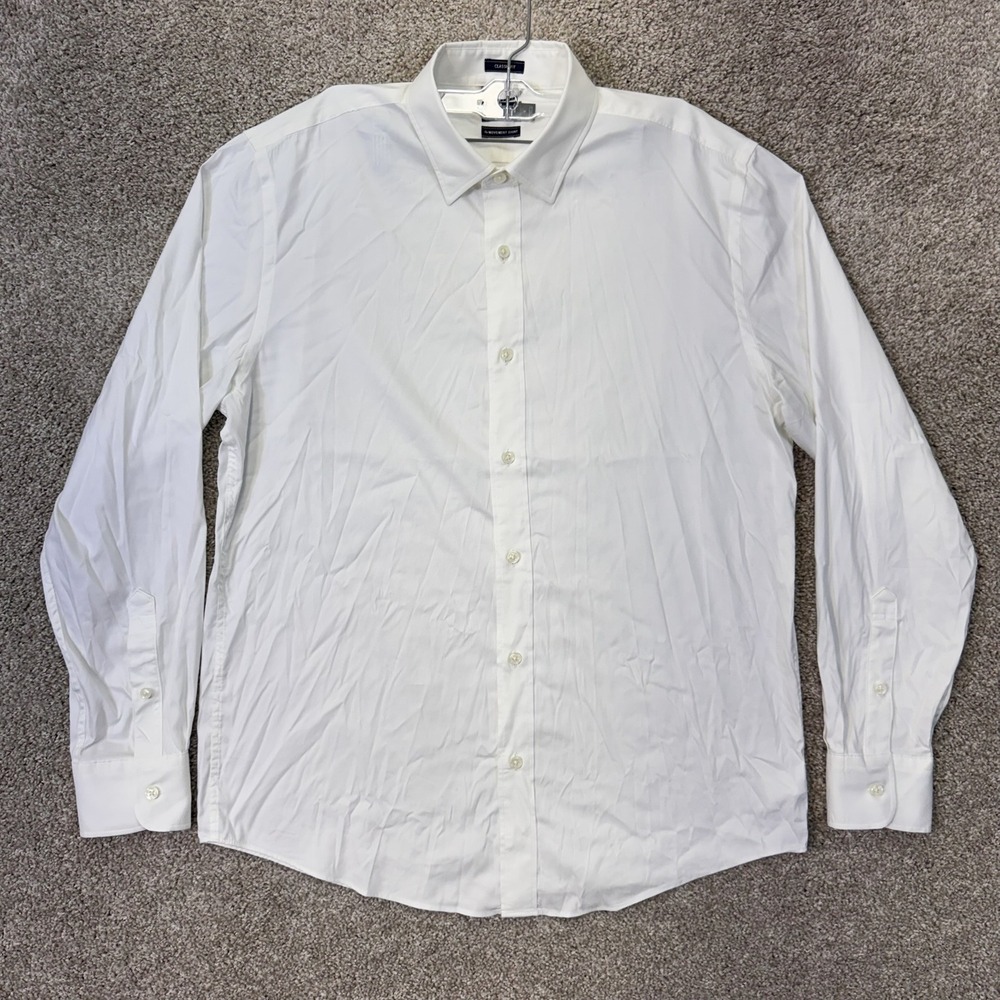 Faherty Shirt Mens M The Movement Shirt White Classic Fit Button-Down EUC